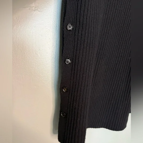 MARNI Black wool sweater with detachable sleeves‎